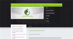 Desktop Screenshot of acupunturaeozonioterapiaveterinaria.com