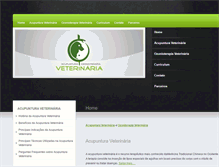 Tablet Screenshot of acupunturaeozonioterapiaveterinaria.com